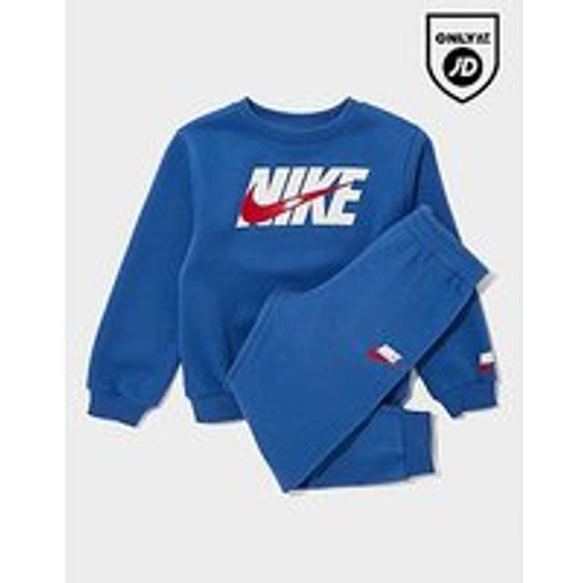 Nike Swoosh Fade Crew Tracksuit Children - Blue - Kids - 5-6Y
