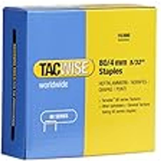 Tacwise type 80 / 8mm to 16mm galvanised upholstery staples packs of 10,000