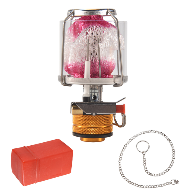Outdoor Camping Gas Lantern Portable Mini Light Tent Lamp Torch Hanging for Hiking