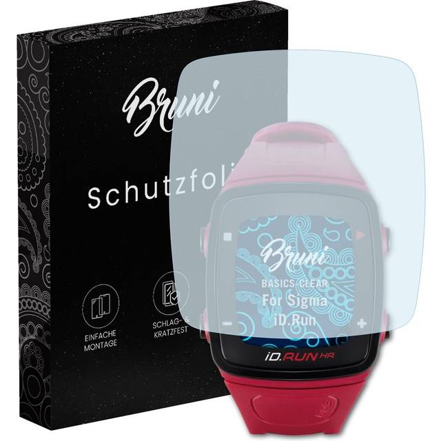Bruni 2x Protective Film For Sigma Id.run Screen Protector Screen Protection