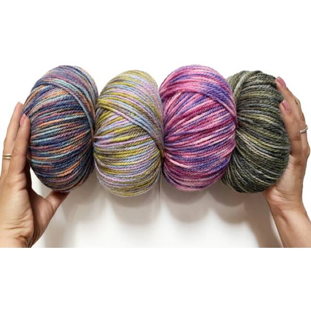 Adriafil aran multi-coloured 100g double knitting wool yarn + child's pattern