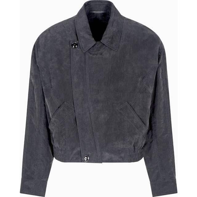 Faded Lyocell canvas blouson