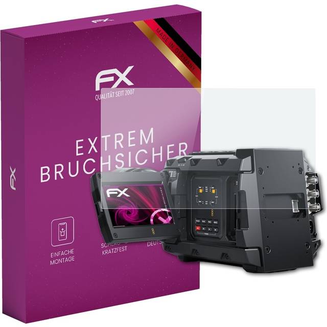 Atfolix glass protector for blackmagic ursa mini pro 4.6k g2 9h hybrid-glass