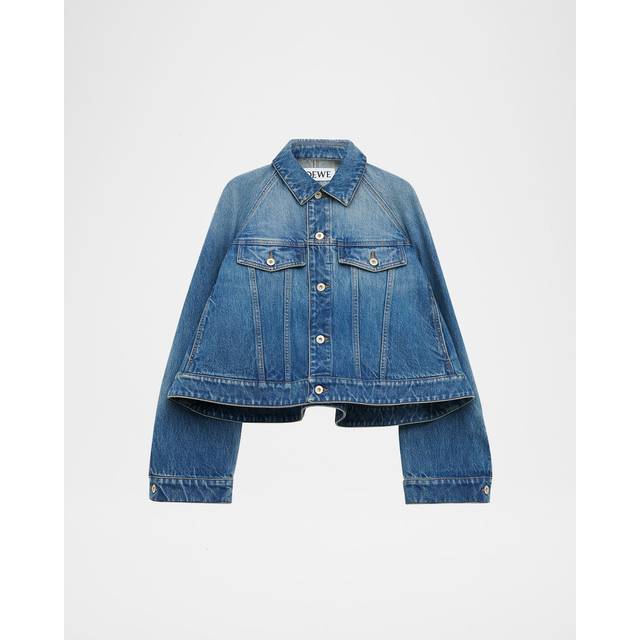 LOEWE - Trapeze Denim Jacket - Blue - FR 42