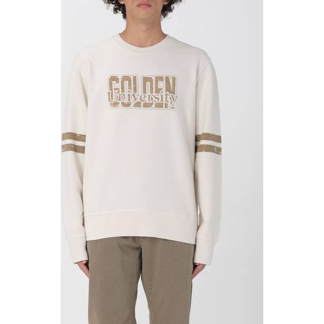 Golden Goose Logo Crewneck Sweatshirt - Cream - XL
