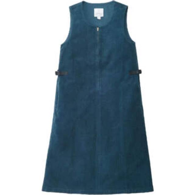 Gramicci waffle cord mid-length dress foggy pine dye