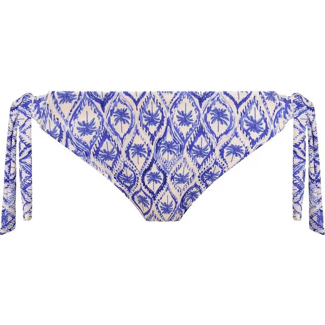 Ocean Breeze Tie Side Bikini Brief - Blue - 16