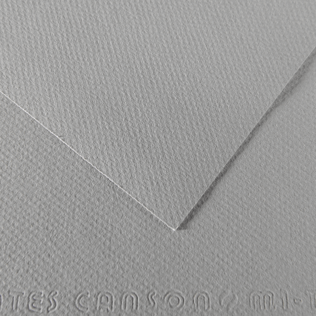 Canson Mi-teintes Färgat Papper 50x65cm 160 Gram, Flannel Grey