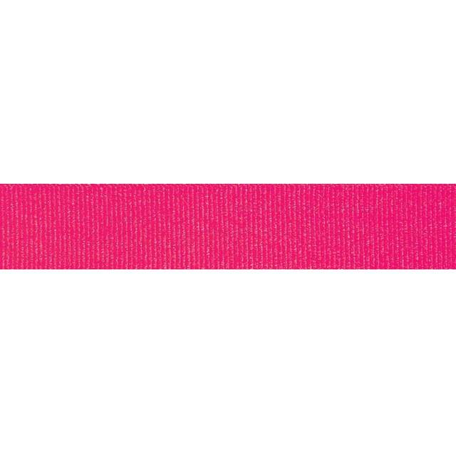 Berisfords Grosgrain Ribbon 6845 Fluorescent Pink - 6mm - per metre