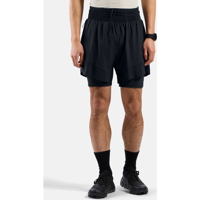 Odlo X-Alp Trail 6-Inch 2-In-1 Short M Löparshorts Black, S (S)