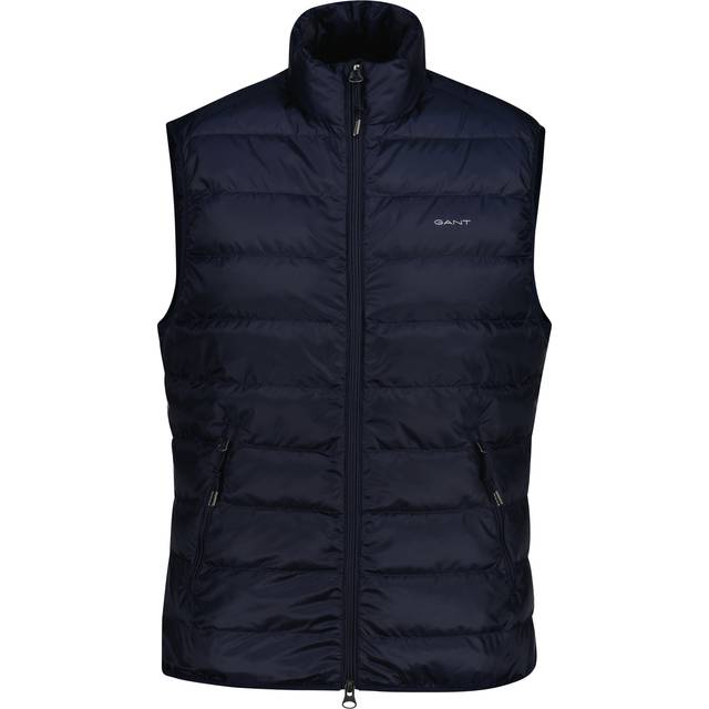 Gant Light Down Vest Mand Evening Blue