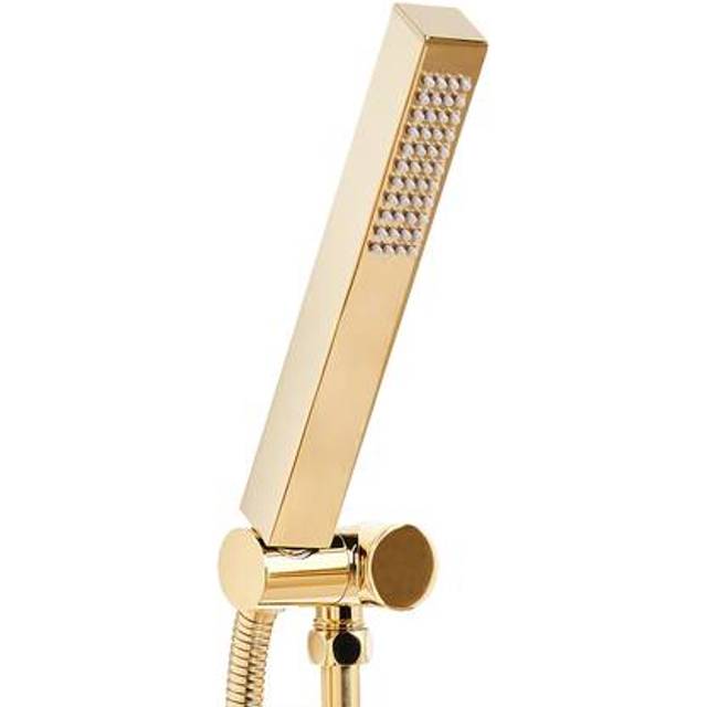 Beliani - Modern Classic Shower Head Square 1 Spray Mode Metal Gold Yarari