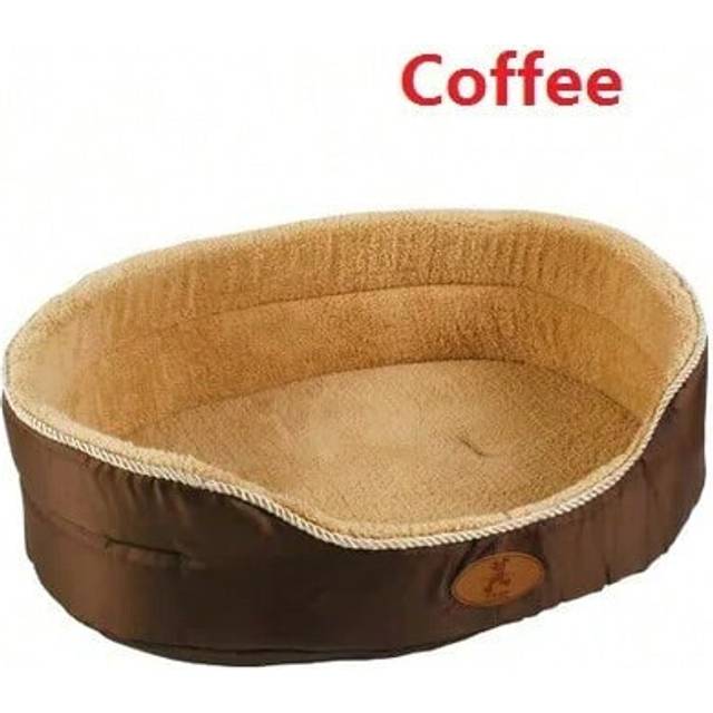 (coffee, M) HOOPET Double Sided Available All seasons Big Size Extra Large Dog Bed House Sofa Kennel Soft Fleece Pet Dog Cat Warm Bed S-XL