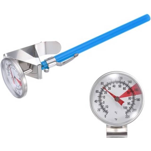 Bimetal Thermometer With 5in Stem & 1.5in Dial, -10-110°c Blue Sheath