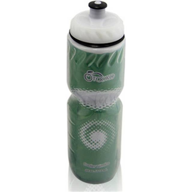 Double Layer Outdoor Sports Kettle Bike Bottle Portable Cycling Water Bottles - Green