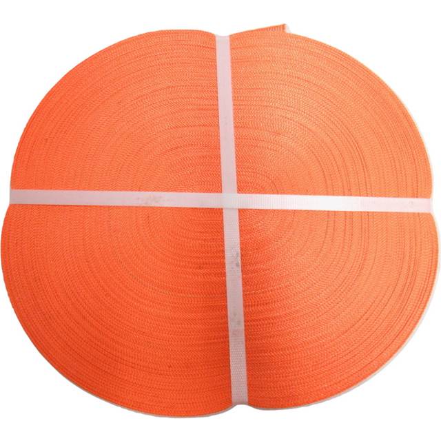 (Orange 25MM, 100M - 1200KG) Polyester Webbing Strap Tape Roll (Tie Down)