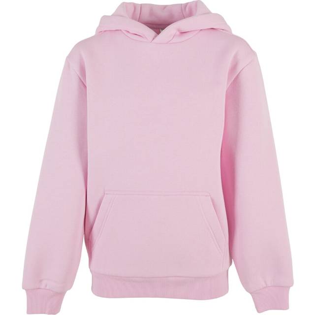 (9-10 Years, Soft Pink) Build Your Brand Childrens/Kids Fluffy Hoodie