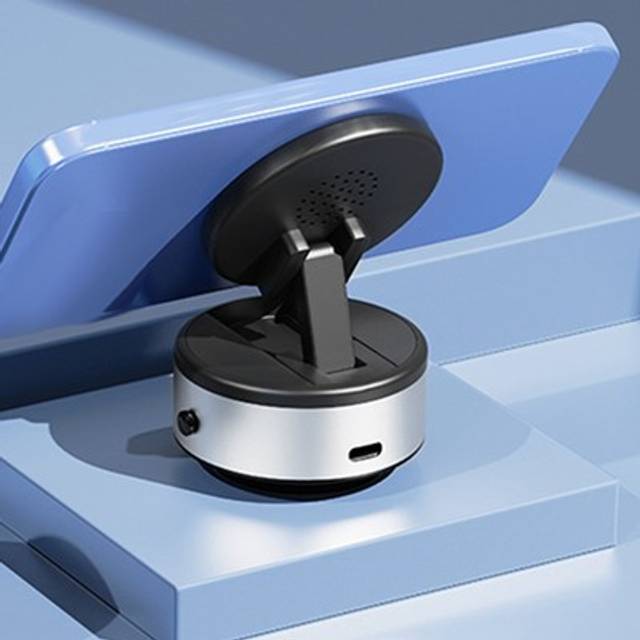 Vacuum magnetic phone holder suction cup phone holder easy installation for car