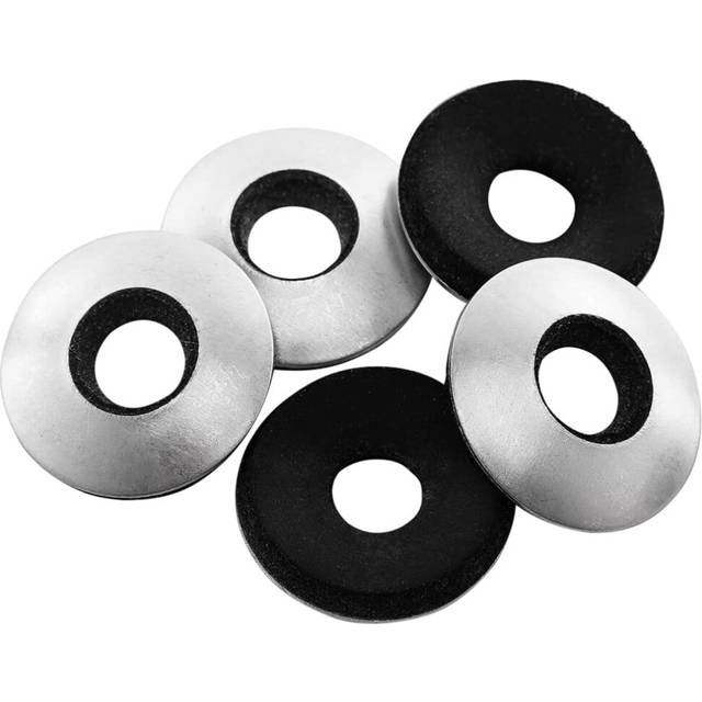 #8 x 1/2 Inch OD Stainless Steel EPDM Bonded Sealing Neoprene Rubber Washers  100 PCS