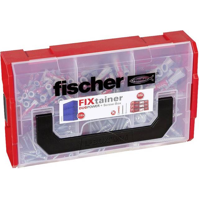 Fischer Fixtainer - Duopower With Screws 6, 8 & 10 Mm, Multi