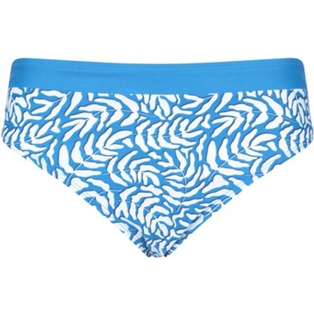 (16 UK, Blue) Mountain Warehouse Womens/Ladies Ocean Notion Leaf Print Bikini Bottoms