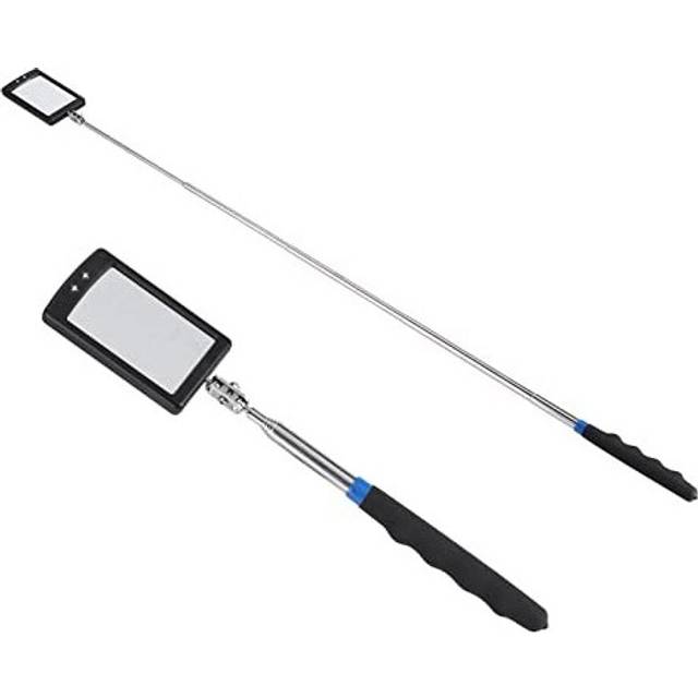 LED Telescopic Inspection Magnifying Inspection MirrorTelescoping LED Lighted Flexible Adjustable Inspection Mirror 360 Degree Rotation Extend Tool