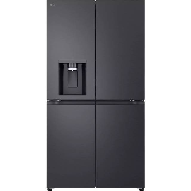 LG NatureFRESH GMF960EV4E Smart Fridge Freezer - Essence Black Steel, Black