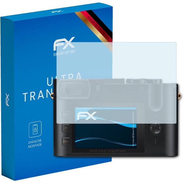 Atfolix 3x Screen Protector For Leica Q2 Daniel Craig X Greg Williams Clear