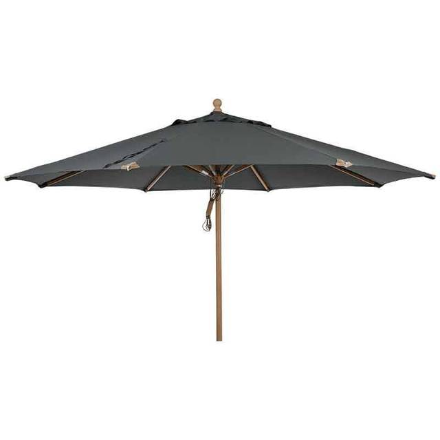 Parma parasoll grå Ø350 cm - Grå