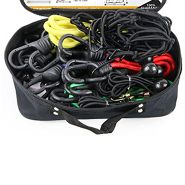 28Pcs Heavy Duty Bungee Cords with Hooks Rope Luggage Packing Strap for Motorcycle Bike Camping Hiking