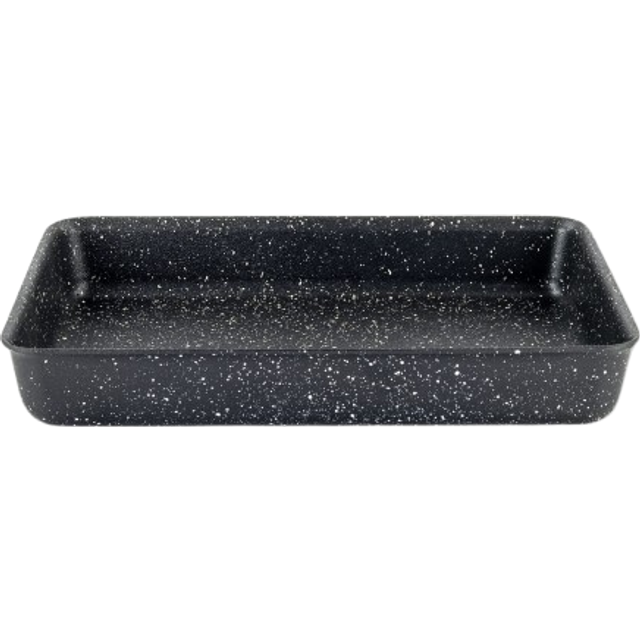 Neverstick Non-stick Aluminium Roasting Tray, 35cm - Black