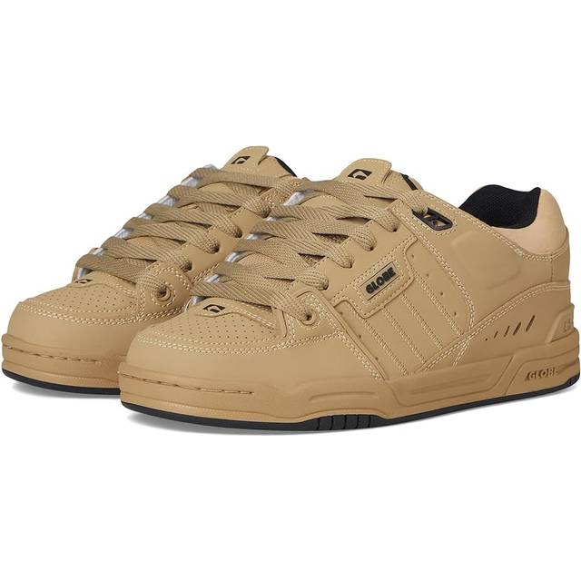 Globe fusion mens skate trainers in ochre - 8 uk