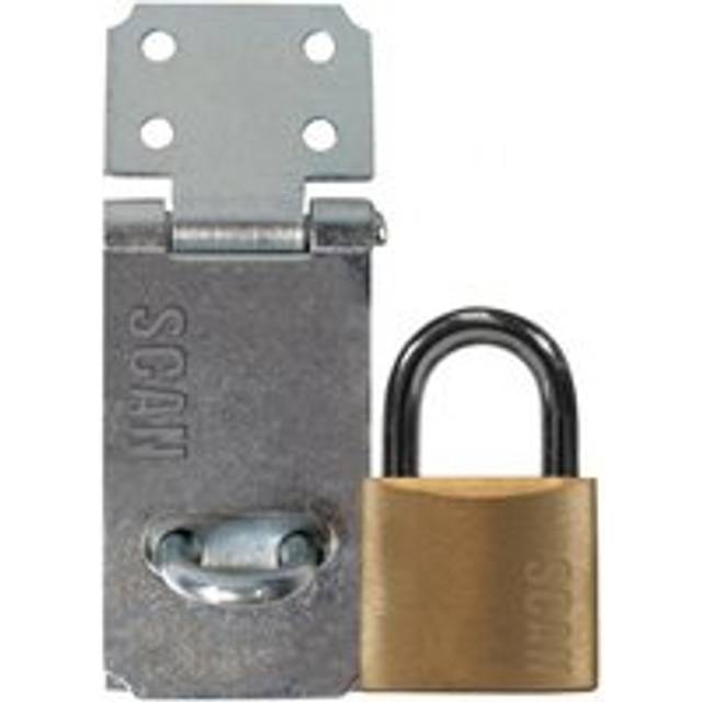 Scan Hasp And Staple + Padlock