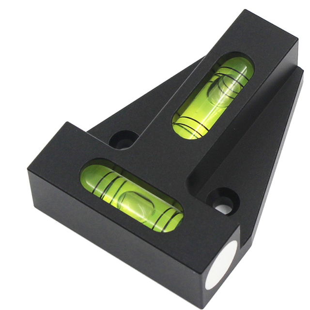 T Type Level Meter, Mini Spirit Level Bubble Two Ways T Type Portable XY Dual-Axis Horizontal Measurement Instrument B