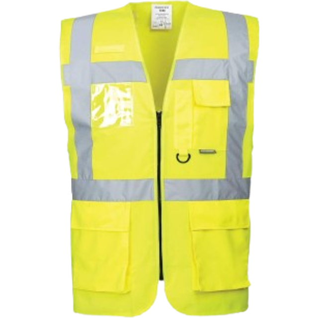 Portwest Berlin Executive Vest S476 Yellow L Colour: Yellow, Size: L