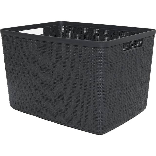 Jute laundry basket grey durable stylish versatile storage for laundry and more