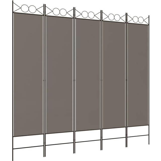 (Anthracite, 200 x 200 cm) vidaXL 6-Panel Room Divider Fabric Privacy Screen Paravent Multi Colours/Sizes