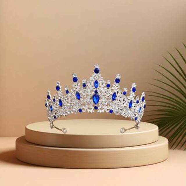 SHEIN 1pc Fashionable Refined Metal Crown Headband, Suitable For Women Wedding Party Royal Headdress