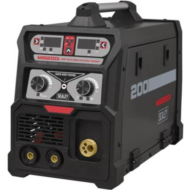 Sealey mig tig & mma arc stick inverter welder 200a 230v mig torch 2.8m mig200i