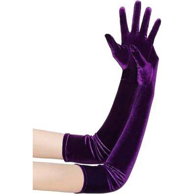 SHEIN Elegant 1pair Women&#39;s Long Gloves, Suitable For Daily Wear, Dance, Tea Party, Etc. Halloween Halloween Accessories Winter Gloves