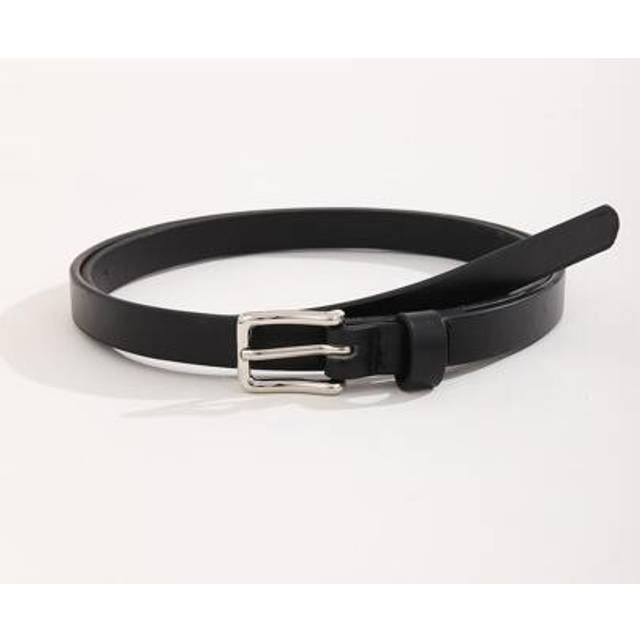 SHEIN 1pc Women Square Buckle Belt & Punch Tool