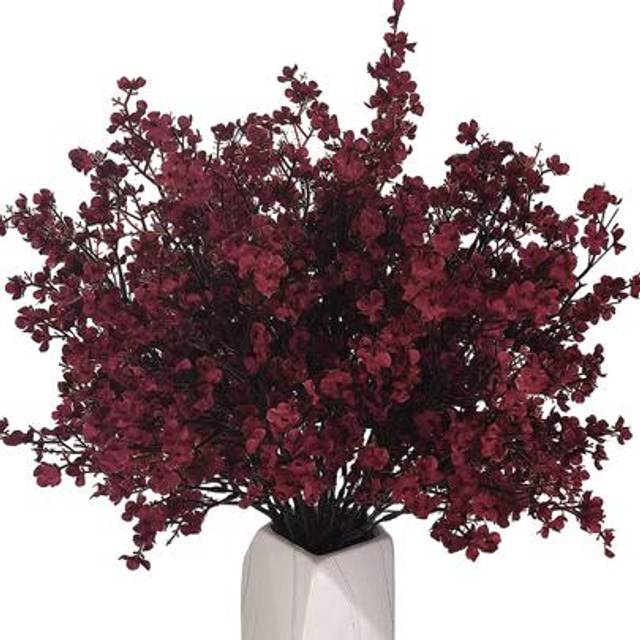 SHEIN 3PCS Artificial Babysbreath Flowers Bouquet Wedding Decoration, Home, Dining Room, Bedroom, Vase Decoration, Holiday Birthday Party Accessories, Weddi