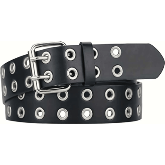 SHEIN 1pc Punk Style Eye Design Waist Belt With Chain Decoration For Women Halloween Summer, School Fall, Autumn, Halloween