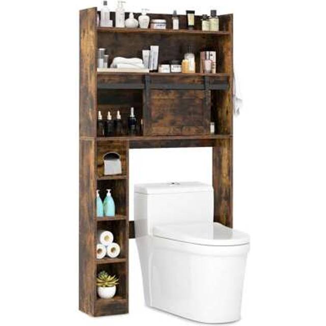 SHEIN Over The Toilet Storage Cabinet Bathroom Organizer Toilet Rack