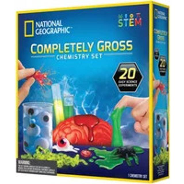 National Geographic Completely Gross Chemistry Set STEM Kit JM80600U
