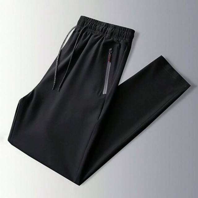 SHEIN Plus Size Men&#39;s Summer Lightweight Quick-Dry Sports Casual Long Pants