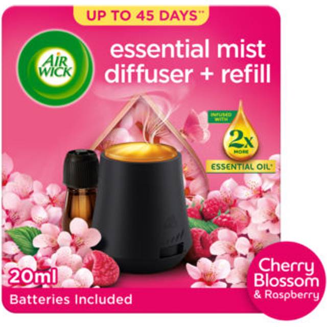 Essential Mist Kit, Cherry Blossom & Raspberry Air Freshener 20ml
