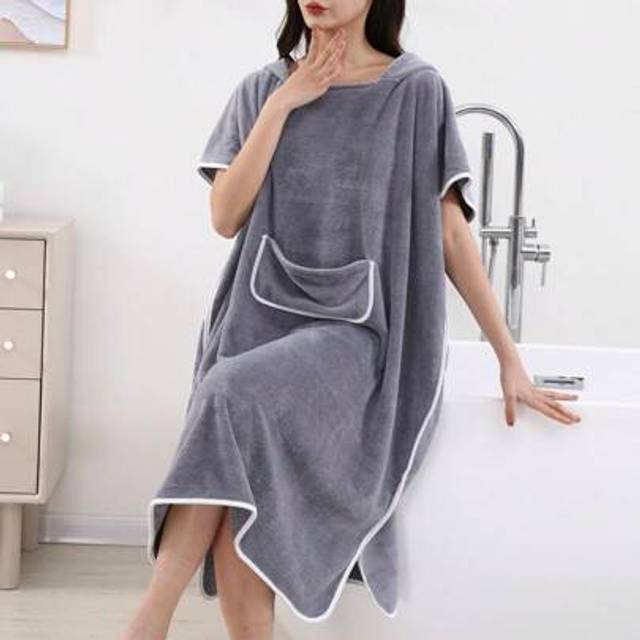 SHEIN 1pc Women&#39;s Sleeveless Bathrobe Dress Summer Wedding Home Bathroom Decor Back To School