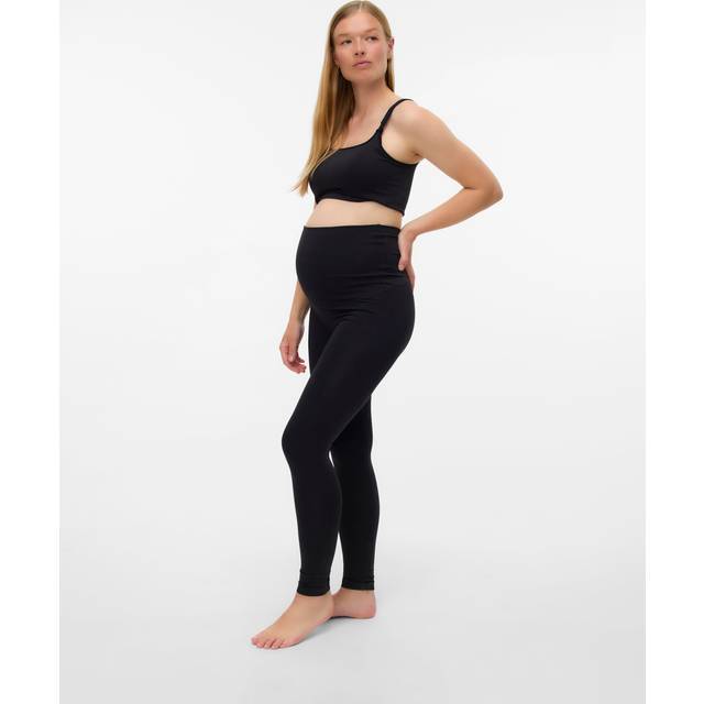 Bodycon Fit Active Leggings - Dubh - L/XL
