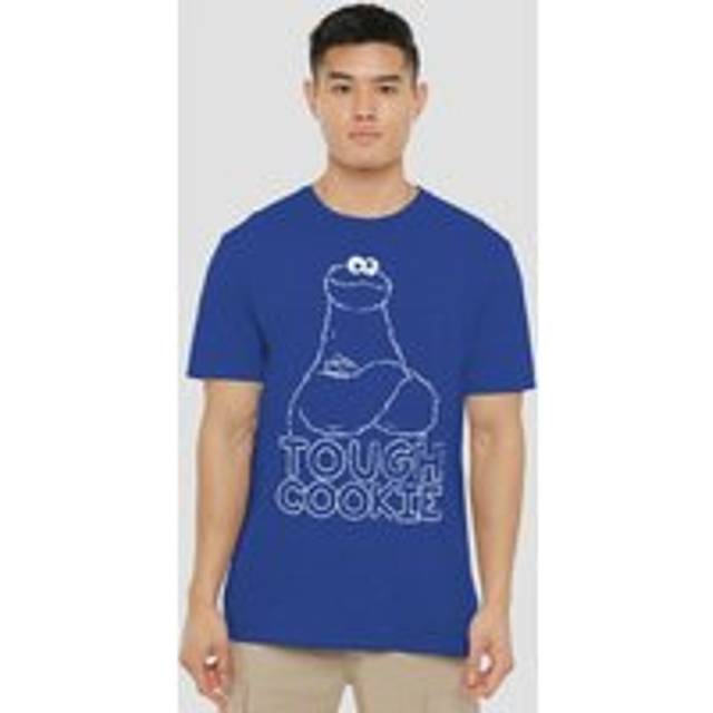 Sesame Street Touch Cookie T-Shirt, Royal - XXL